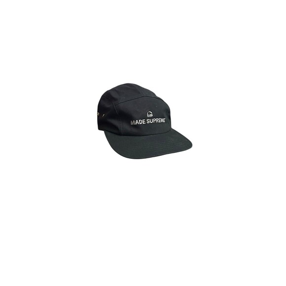 Made Supreme Taco Bell 5 Panel Black Hat Cap Adjustable Rainbow Strap HTF Rare - Picture 1 of 11